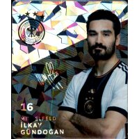 GLITZER Karte 16 - Ilkay Gündogan - WM 2022 REWE