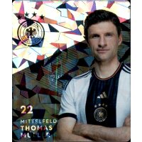 GLITZER Karte 22 - Thomas Müller - WM 2022 REWE