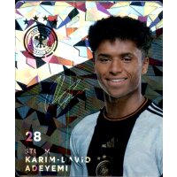 GLITZER Karte 28 - Karim-David Adeyemi - WM 2022 REWE