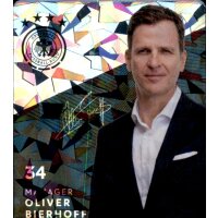 GLITZER Karte 34 - Oliver Bierhoff - WM 2022 REWE