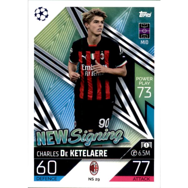 NS29 - Charles De Ketelaere - NEW Signing - 2022/2023
