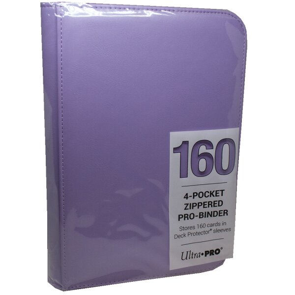 Ultra Pro Vivid 4-Pocket Zippered PRO-Binder - Sammelalbum DIN A5 Purple