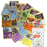 Pokemon Karten 20 Verschiedene Seltene Karten + 1 Seltene Reverse Holo Deutsch - Zufällige Auswahl