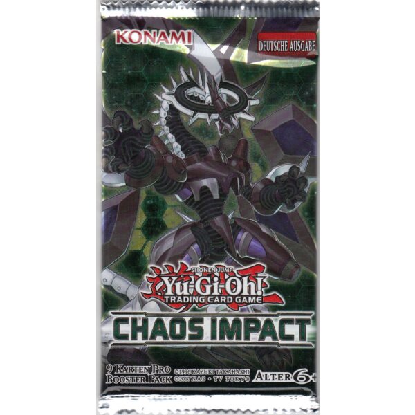 YuGiOh - Chaos Impact - 1 Booster - Deutsch - Unlimitiert