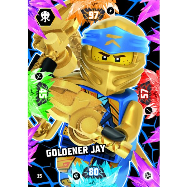 15 - Goldener Jay - Foil Karte - Serie 8