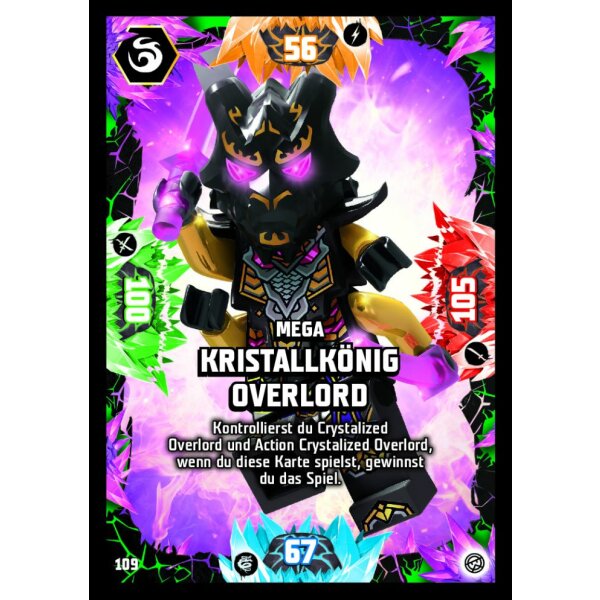 109 - Mega Kristallkönig Overlord - Mega Karte - Serie 8
