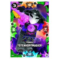 131 - Power Totenkopfmagier - Schurken Karte - Serie 8