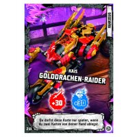211 - Kais Golddrachen-Raider - Fahrzeugkarte - Serie 8