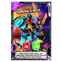 213 - Nyas Samurai-X-MECH - Fahrzeugkarte - Serie 8