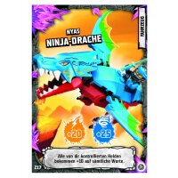 217 - Nyas Ninja-Drache - Fahrzeugkarte - Serie 8