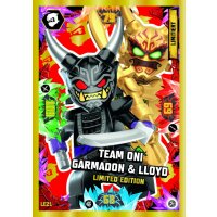 LE21 - Team Oni Garmadon & Lloyd - Limitierte Karte -...