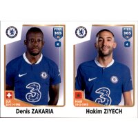 Sticker 66 Denis Zakaria/Hakim Ziyech