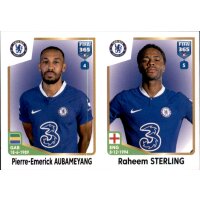 Sticker 67 Pierre-Emerick Aubameyang/Raheem Sterling