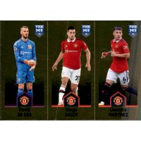 Sticker 103 David de Gea/Diogo Dalot/Lisandro Martinez