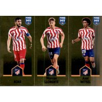 Sticker 139 Koke/Marcos Llorente/Axel Witsel