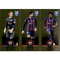 Sticker 151 Marc-Andre ter Stegen/Ronald Araujo/Jules Kounde