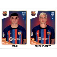 Sticker 159 Pedri/Sergi Roberto