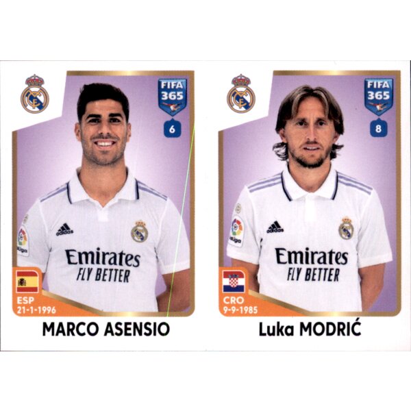 Sticker 175 Marco Asensio/Luka Modric