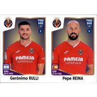 Sticker 182 Geronimo Rulli/Pepe Reina