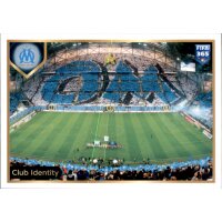 Sticker 196 Club Identity Olympique Marseille