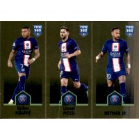 Sticker 225 Kylian Mbappe/Lionel Messi/Neymar Jr