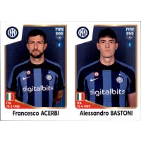 Sticker 296 Francesco Acerbi/Alessandro Bastoni