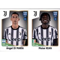 Sticker 322 angel Di Maria/Moise Kean