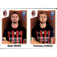 Sticker 334 Rade Krunic/Tommaso Pobega