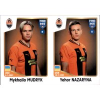 Sticker 414 Mykhailo Mudryk/Yehor Nazaryna