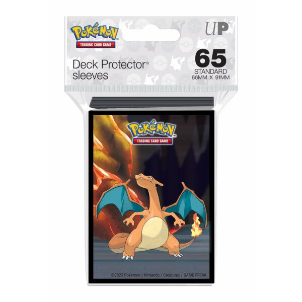 Pokemon Scorching Summit - Glurak - Protector Sleeves Hüllen (65 Stück)