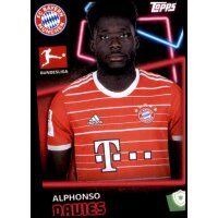 Topps Bundesliga 2022/23 - Sticker 295 - Alphonso Davies...
