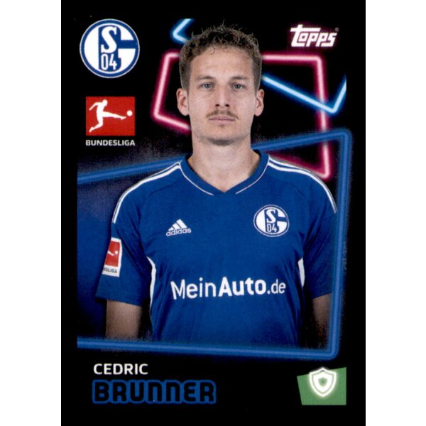 Topps Bundesliga 2022/23 - Sticker 315 - Cedric Brunner - FC Schalke 04