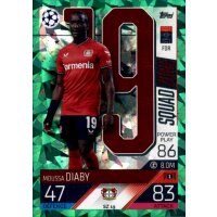 SZ19 - Moussa Diaby - Squad Zone - EMERALD FOIL - 2022/2023