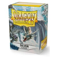 Dragon Shield Classic Sleeves - Silver (100 Sleeves)