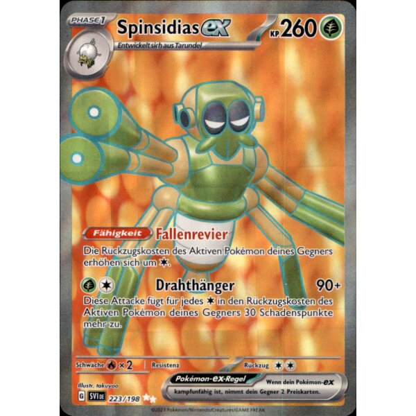 223/198 -  Spinsidias EX - Ultra Rare - SV1 Karmesin & Purpur