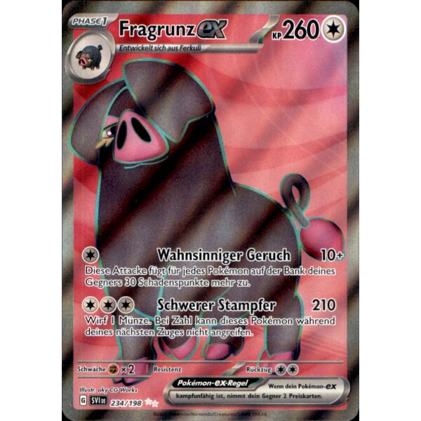 234/198 - Fragrunz EX - Ultra Rare - SV1 Karmesin & Purpur