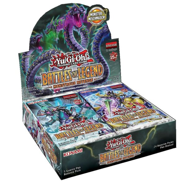 Yu-Gi-Oh! Battles of Legend Monstrous Revenge - 1 Display - Deutsch