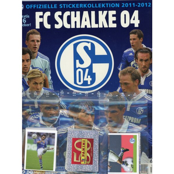 Panini Schalke 11/12 + Komplettsatz GEBRAUCHT - Sammelsticker - Album