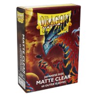 2x Dragon Shield Matte Sleeves - Clear (2x 60 Outer Sleeves)