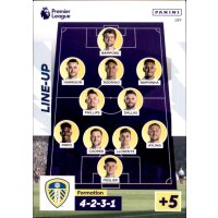 189 - Leeds United Line-Up - Aufstellkarten - 2022/2023