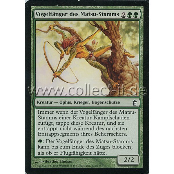 137 Vogelfänger des Matsu-Stamms