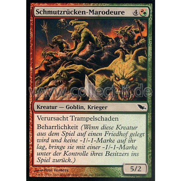 216 Schmutzrücken-Marodeure