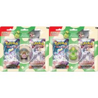 Pokemon Back to School Eraser Blister - 1 zufälliger Blister - Deutsch