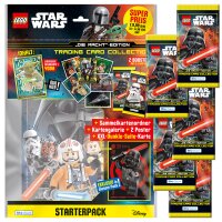 LEGO Star Wars - Serie 4 Trading Cards - 1 Starter + 5...