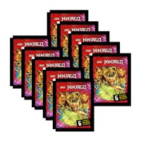 Lego Ninjago - Crystalized - Sammelsticker - 10 Tüten