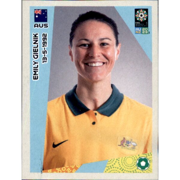 Frauen WM 2023 Sticker 85 - Emily Gielnik - Australien