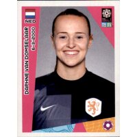 Frauen WM 2023 Sticker 344 - Daphne van Domselaar -...