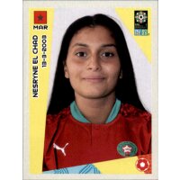 Frauen WM 2023 Sticker 533 - Nesryne El Chad - Marokko