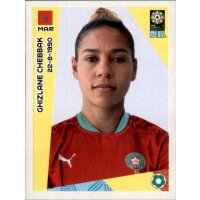 Frauen WM 2023 Sticker 542 - Ghizlane Chebbak - Marokko