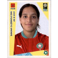 Frauen WM 2023 Sticker 543 - Sakina Ouzraoui Diki - Marokko